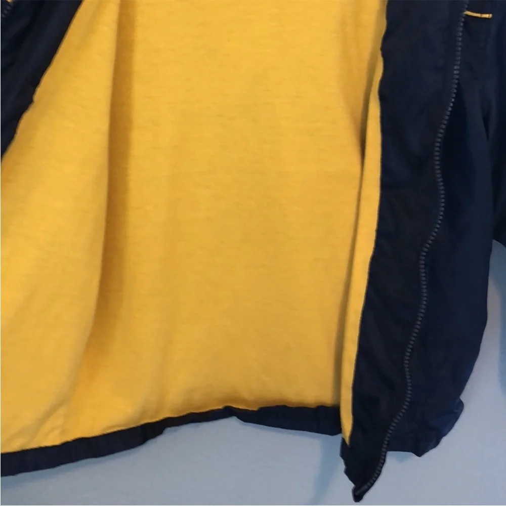 Gymboree Boys Navy Hooded Windbreaker Jacket Size Medium (7/8)